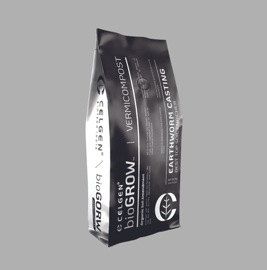 Celgen-bioGROW Vermicompost (Premium Organic Soil Enhancer with Added Bio Fertilizers)