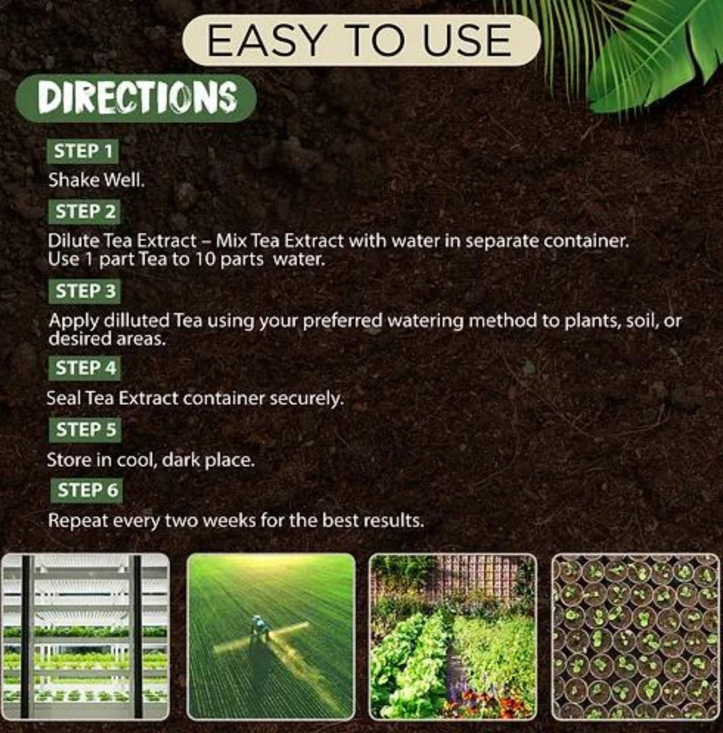 Celgen-bioGROW Vermiwash(Premium Worm Tea Extract for Thriving Gardens)