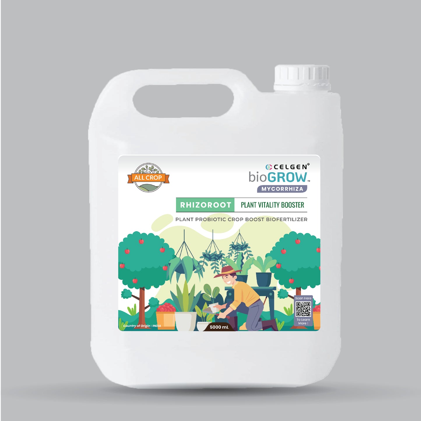 Celgen-bioGROW Mycorrhiza Liquid Plant Nutrient Booster