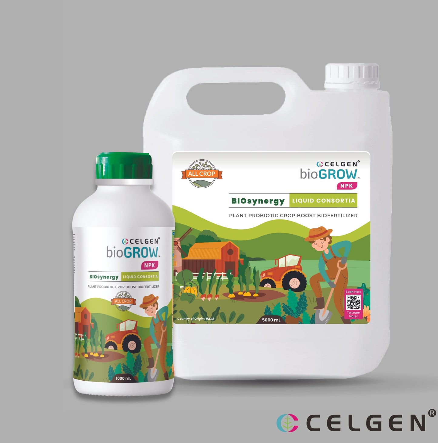 Celgen-bioGROW NPK Liquid Plant Nutrient Booster