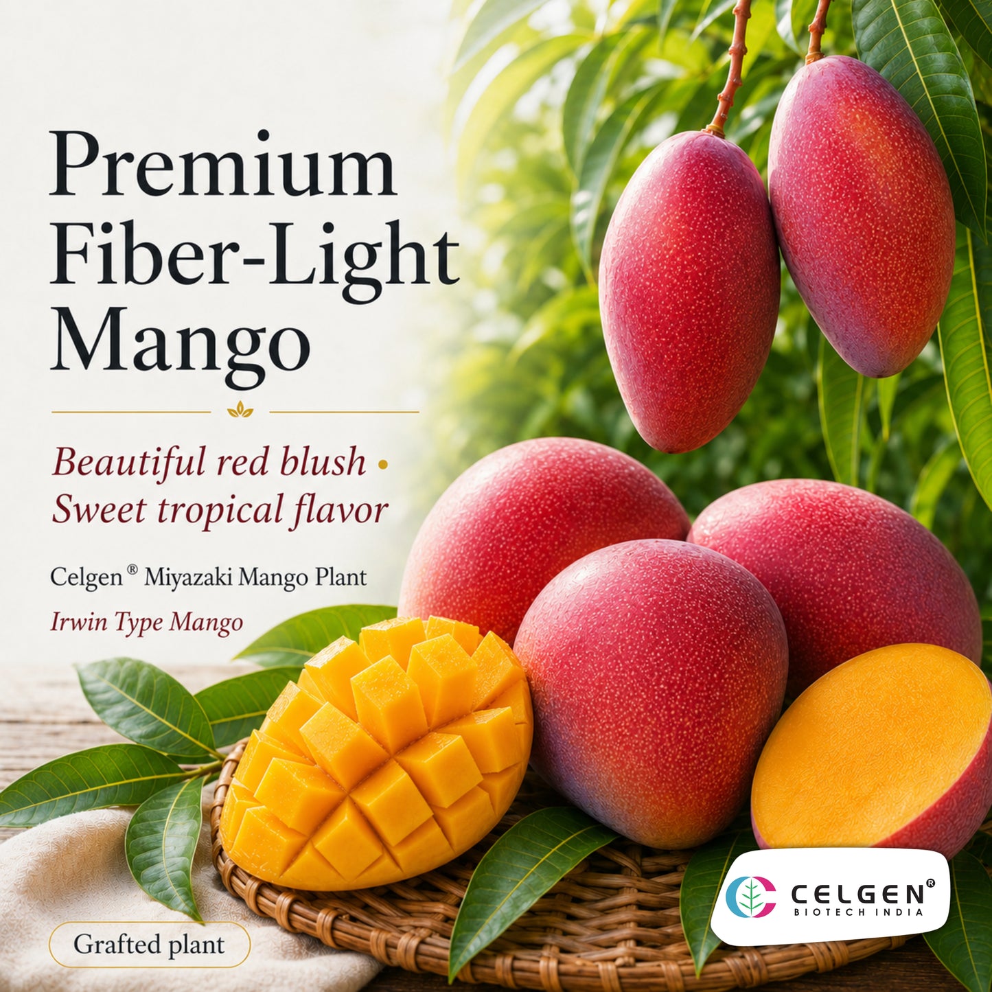 Celgen® Miyazaki Mango / Irwin Type Mango Plant