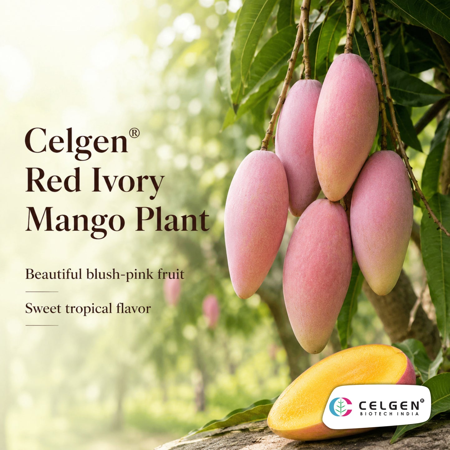 Celgen® Red Ivory / Jingu Ivory Mango Plant