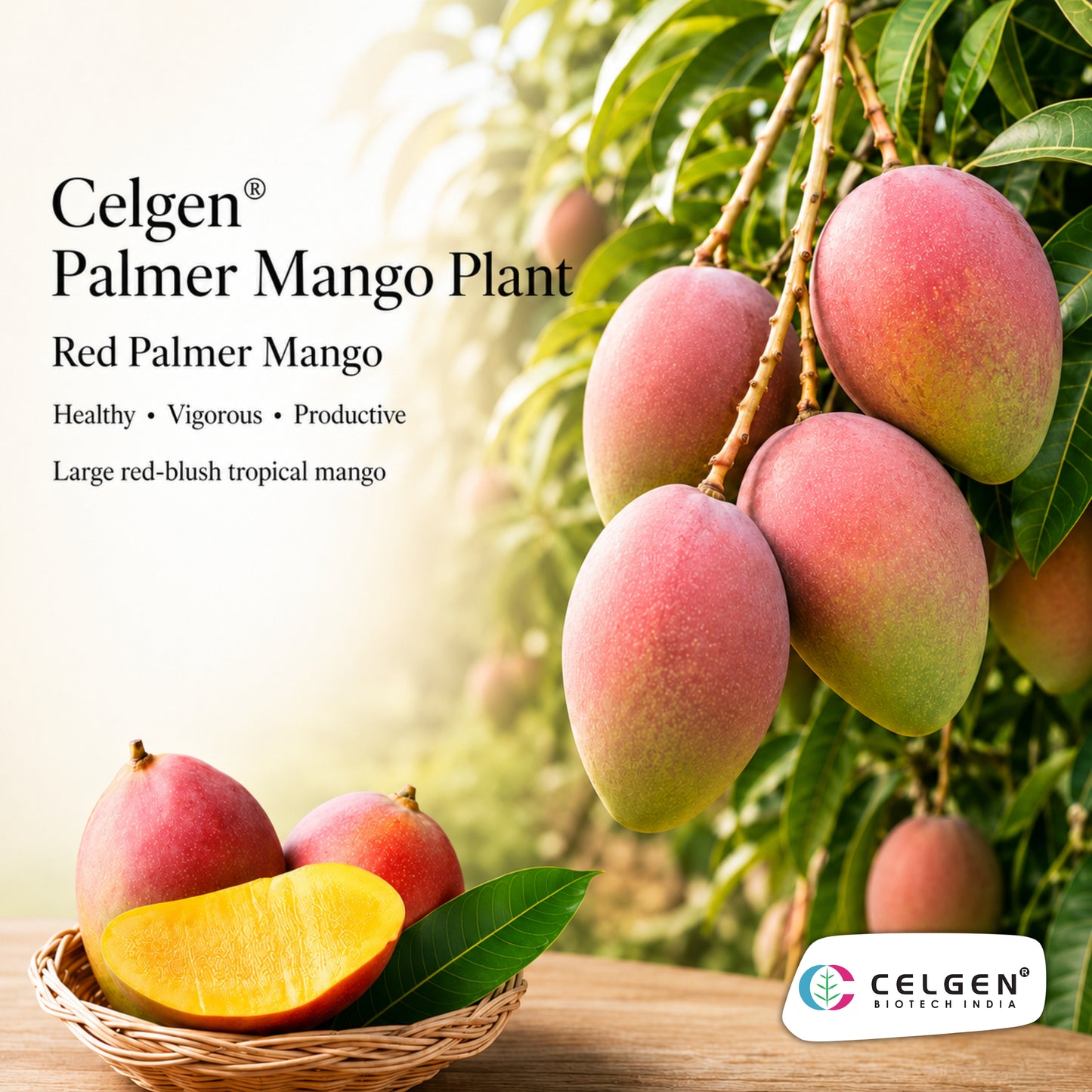 Celgen® Red Palmer Mango Plant