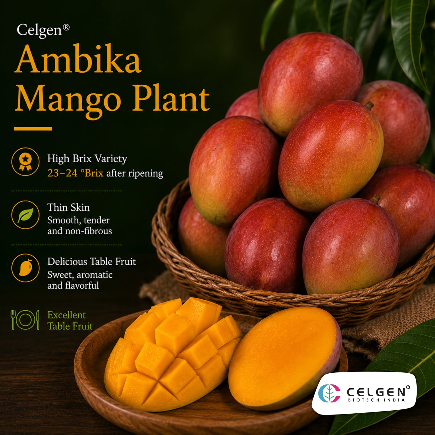Celgen® Ambika Mango Plant