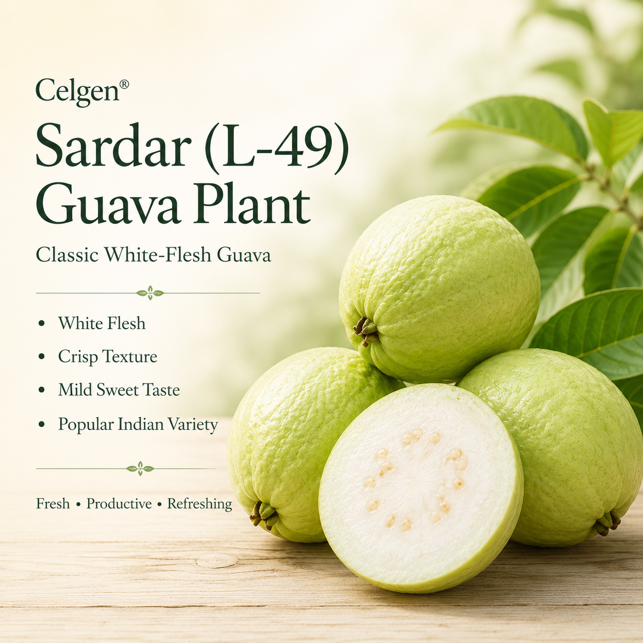 Celgen® Sardar (L-49 / Lucknow-49) Guava Plant