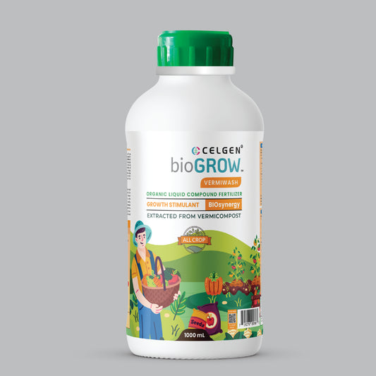 Celgen-bioGROW Vermiwash(Premium Worm Tea Extract for Thriving Gardens)